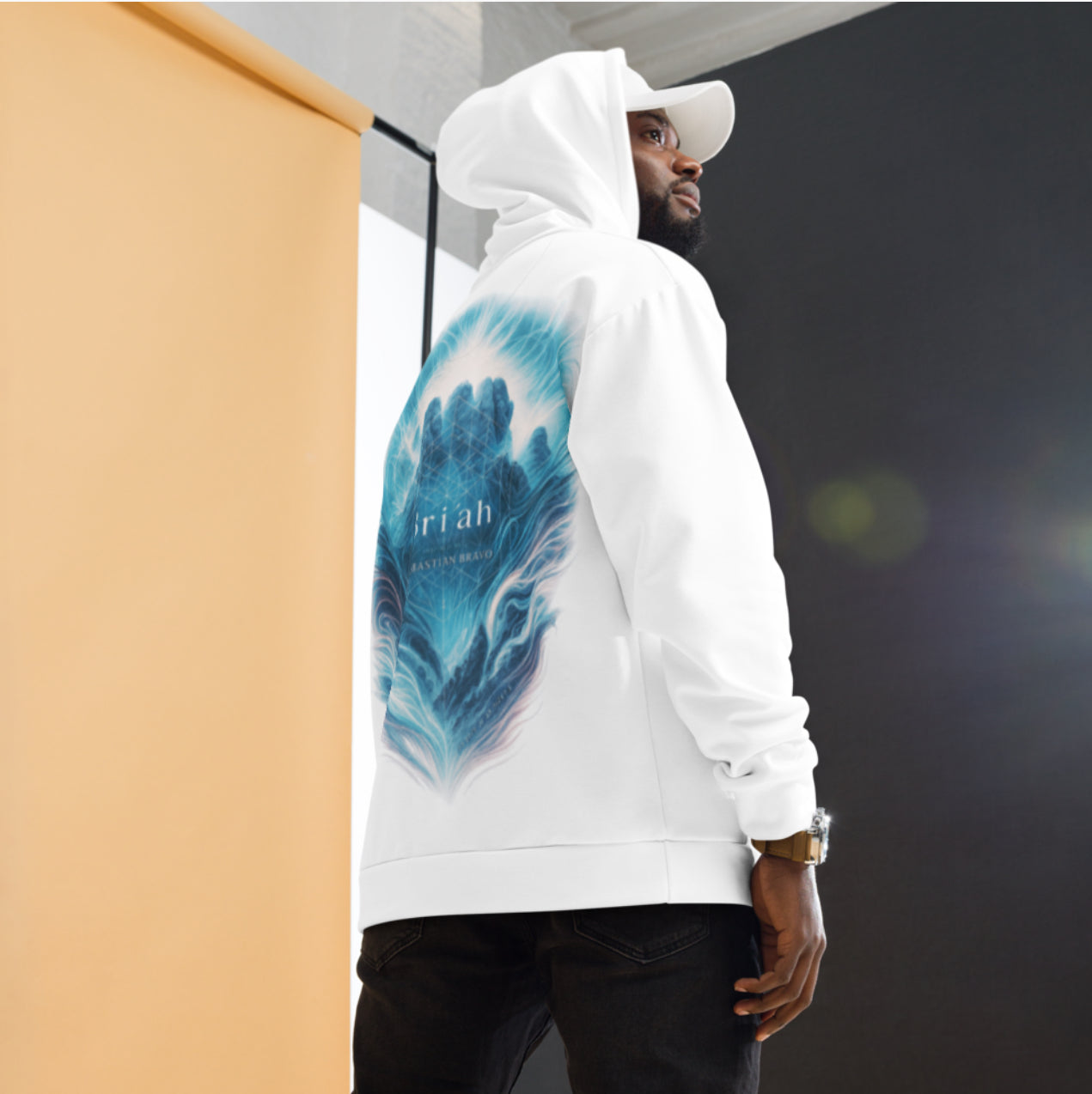 Cold Escape - White Bri’ah Unisex Hoodie